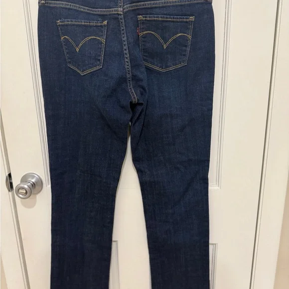 Levi's Demi Curve Classic Straight Leg Jeans Women W29 Zip Fly - Picture 3 of 4